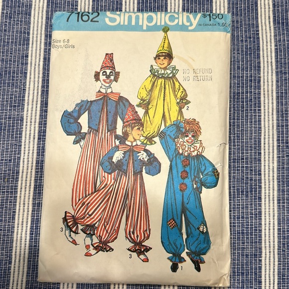 Simplicity 7162 Clown Costume Pattern - Picture 5 of 8